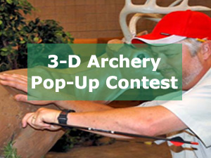 3-D Archery Pop-Up Contest